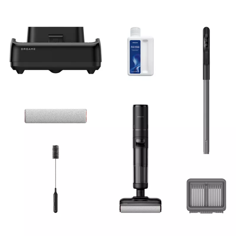 Dreame H12 Pro FlexReach, aspirador 2 em 1 com bateria, sem saco, preto, 0,78 l, 0,7 l, retangular