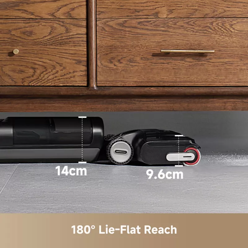 Dreame H12 Pro FlexReach, aspirador 2 em 1 com bateria, sem saco, preto, 0,78 l, 0,7 l, retangular