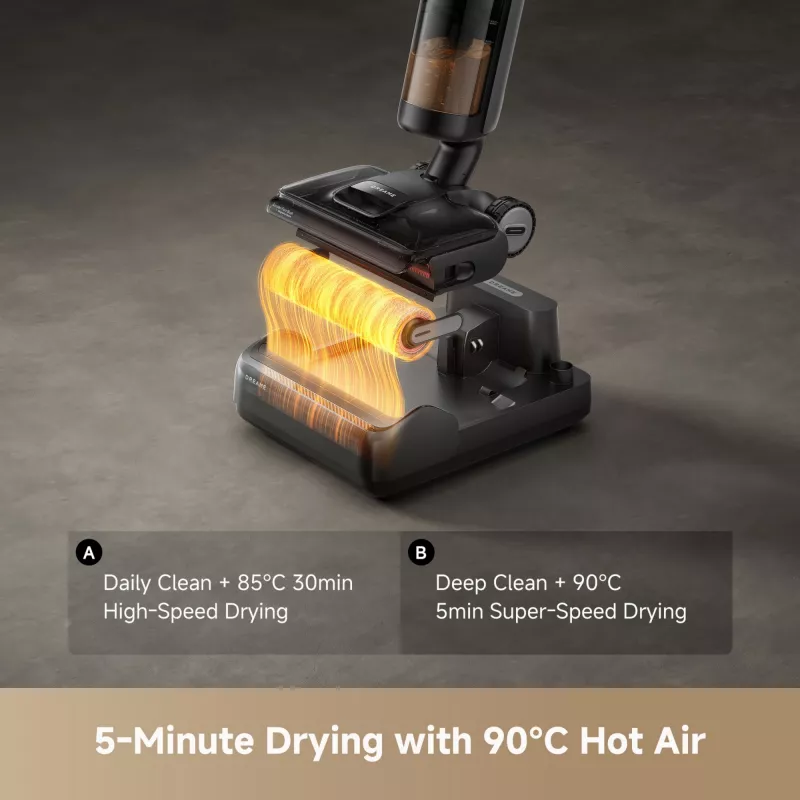 Dreame H12 Pro FlexReach, aspirador 2 em 1 com bateria, sem saco, preto, 0,78 l, 0,7 l, retangular