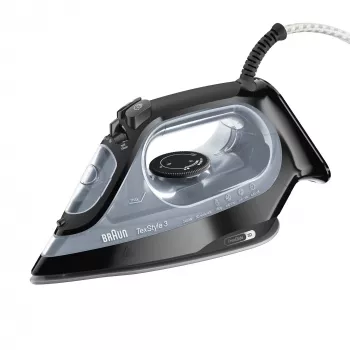 Braun TexStyle 3 SI3055BK ferro de engomar com base cerâmica 2400 W preto