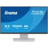 Monitor IIYAMA ProLite T2252MSC-W2AG 54,5 cm (21,4 polegadas) Full HD 1920x1080 LCD ecrã tátil, 5 ms, hub USB 3.2, altifalantes, VESA, branco