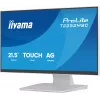 Monitor IIYAMA ProLite T2252MSC-W2AG 54,5 cm (21,4 polegadas) Full HD 1920x1080 LCD ecrã tátil, 5 ms, hub USB 3.2, altifalantes, VESA, branco