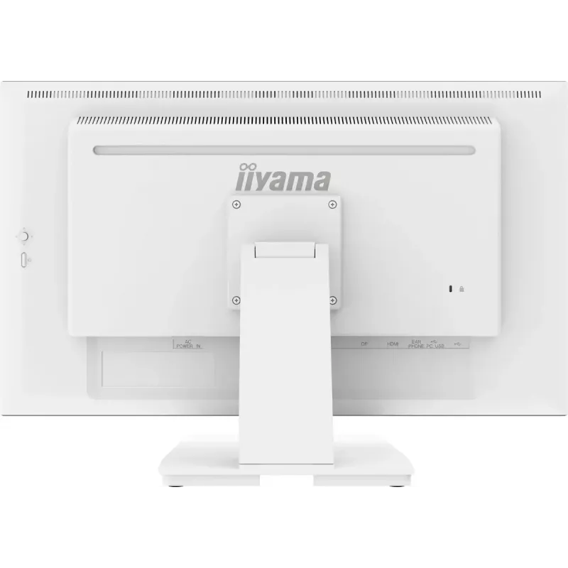 Monitor LCD com ecrã tátil IIYAMA ProLite T2752MSC-W1AG 27 polegadas 1920 x 1080 Full HD branco, 5 ms, USB 3.2 Gen1, altifalantes, VESA