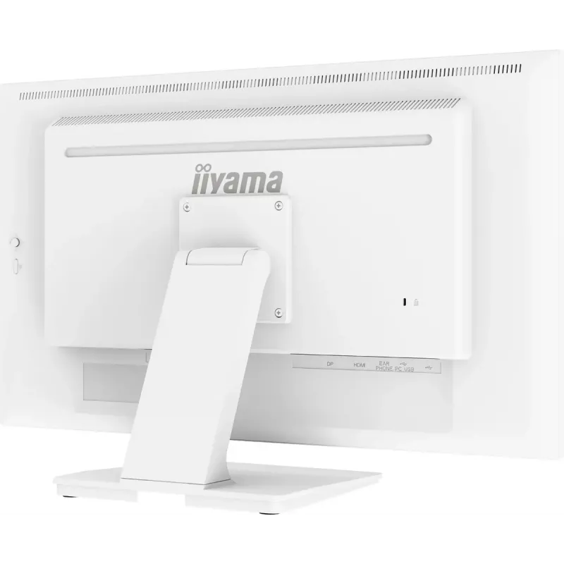 Monitor LCD com ecrã tátil IIYAMA ProLite T2752MSC-W1AG 27 polegadas 1920 x 1080 Full HD branco, 5 ms, USB 3.2 Gen1, altifalantes, VESA