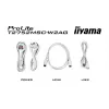 Monitor LCD com ecrã tátil IIYAMA ProLite T2752MSC-W1AG 27 polegadas 1920 x 1080 Full HD branco, 5 ms, USB 3.2 Gen1, altifalantes, VESA