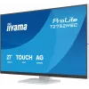 Monitor LCD com ecrã tátil IIYAMA ProLite T2752MSC-W1AG 27 polegadas 1920 x 1080 Full HD branco, 5 ms, USB 3.2 Gen1, altifalantes, VESA