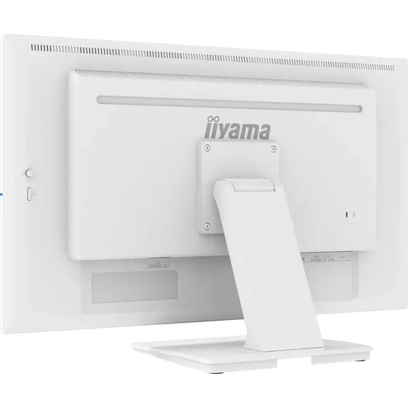 Monitor LCD com ecrã tátil IIYAMA ProLite T2752MSC-W1AG 27 polegadas 1920 x 1080 Full HD branco, 5 ms, USB 3.2 Gen1, altifalantes, VESA