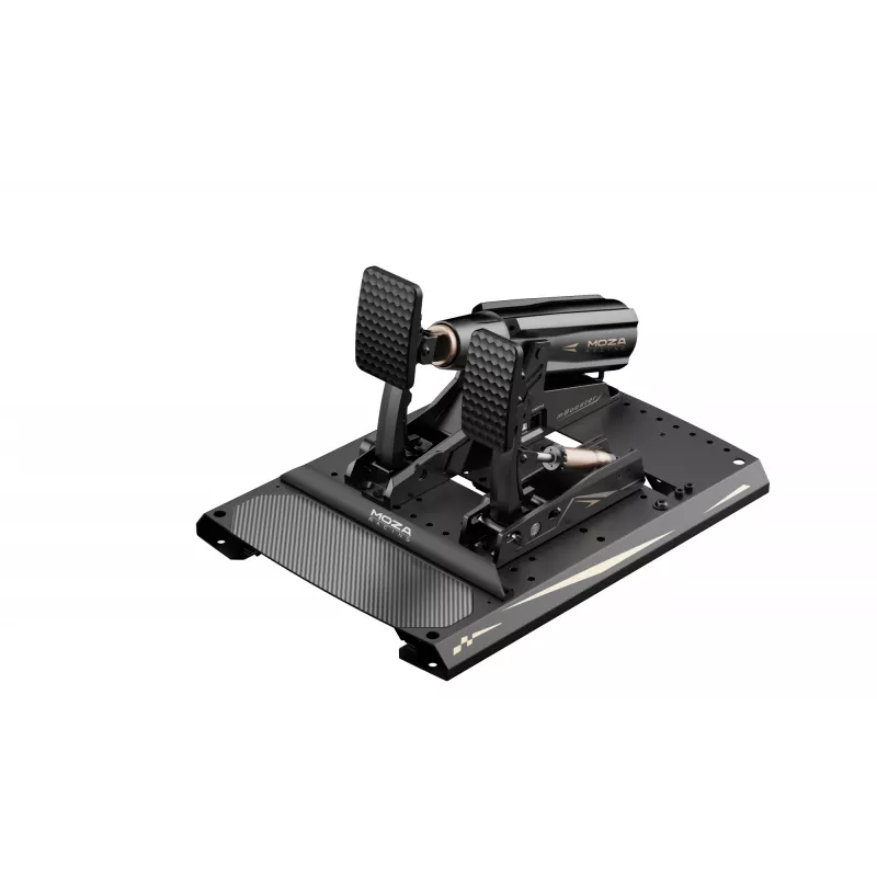Pedais Moza Racing mBooster Set alumínio preto USB Type-A Type-B Type-C
