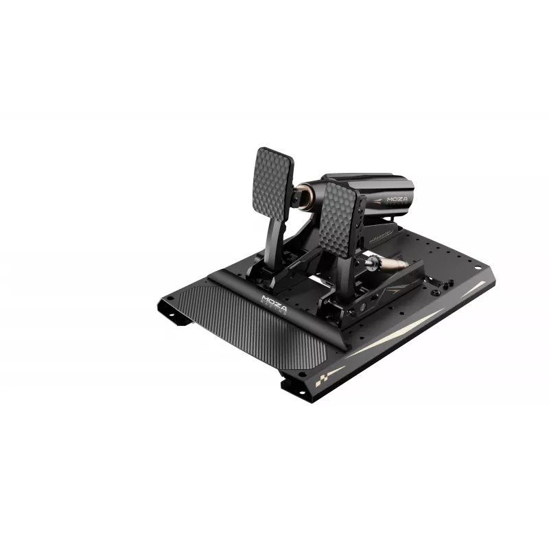 Pedais Moza Racing mBooster Set alumínio preto USB Type-A Type-B Type-C