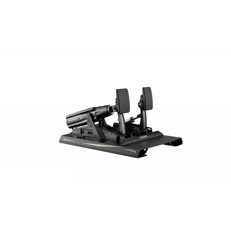 Pedais Moza Racing mBooster Set alumínio preto USB Type-A Type-B Type-C