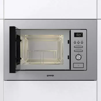 Micro-ondas com grelhador de encastrar Gorenje BM201AG1X aço inoxidável 20 L 800 W