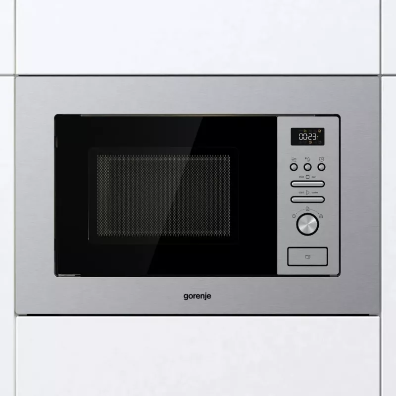 Micro-ondas com grelhador de encastrar Gorenje BM201AG1X aço inoxidável 20 L 800 W