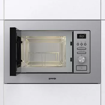 Micro-ondas combinado de encastrar Gorenje BMI201AG1X aço inoxidável 20 L 800 W