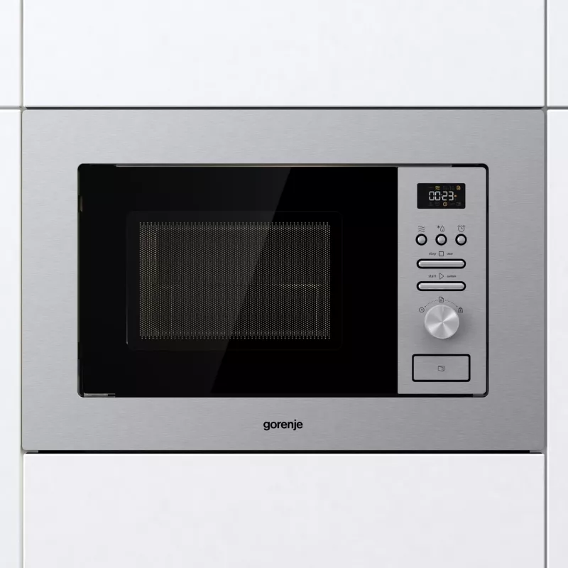 Micro-ondas combinado de encastrar Gorenje BMI201AG1X aço inoxidável 20 L 800 W