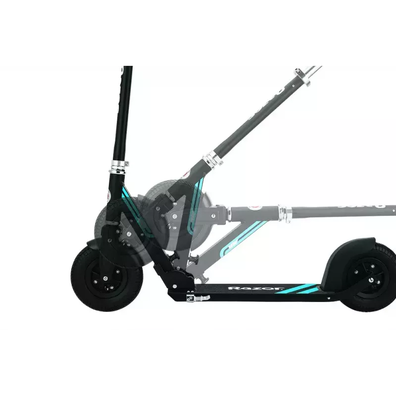 Trotinete Razor A5 Air — adultos, plataforma em alumínio, rodas insufláveis de 20 cm, dobrável, carga máx. 100 kg, preto