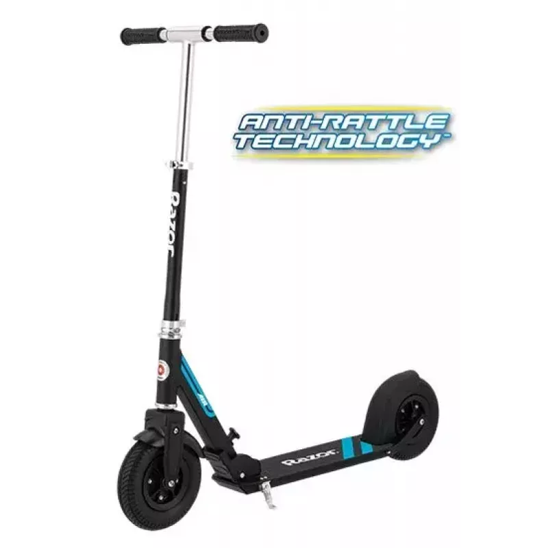 Trotinete Razor A5 Air — adultos, plataforma em alumínio, rodas insufláveis de 20 cm, dobrável, carga máx. 100 kg, preto