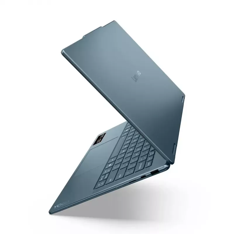 Portátil 2-em-1 Lenovo Yoga 7 14 polegadas OLED Touch, Ryzen AI 5 340, 16 GB LPDDR5, 512 GB SSD, Radeon 840M, 70 Wh, Tidal Teal