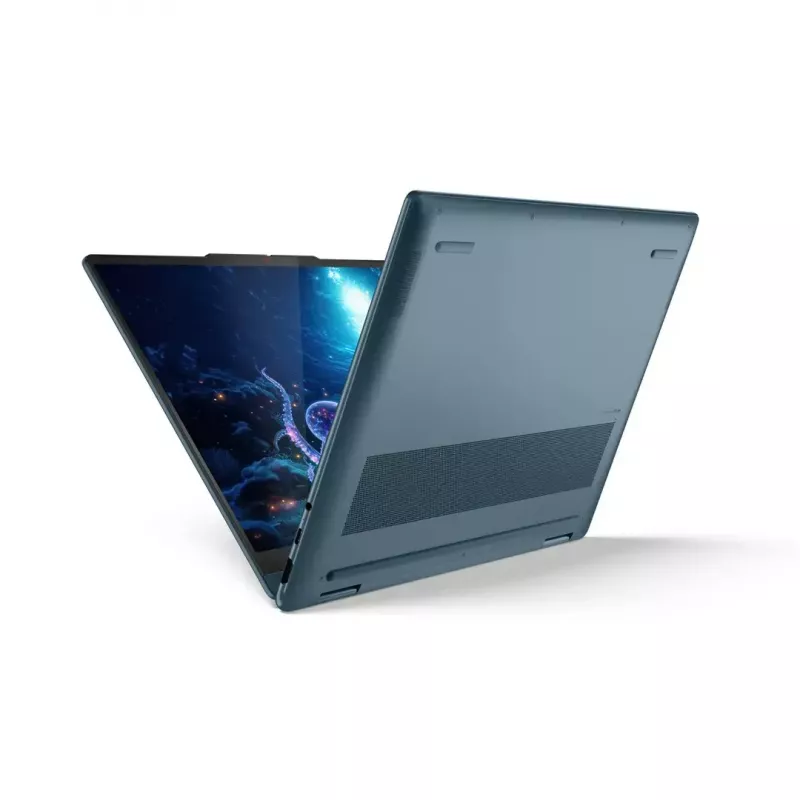 Portátil 2-em-1 Lenovo Yoga 7 14 polegadas OLED Touch, Ryzen AI 5 340, 16 GB LPDDR5, 512 GB SSD, Radeon 840M, 70 Wh, Tidal Teal