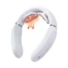 SKG 4356E - branco, massagem combinada, pescoço, branco, silicone, botões, bateria