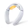 SKG 4356E - branco, massagem combinada, pescoço, branco, silicone, botões, bateria