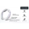 SKG 4356E - branco, massagem combinada, pescoço, branco, silicone, botões, bateria
