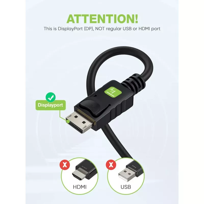 Cabo DisplayPort para VGA para monitor Techly 1,8 m ICOC DSP-V-018
