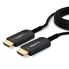 Cabo HDMI híbrido de fibra ótica Ultra High Speed Lindy 10m, 10 m, HDMI Tipo A (Standard), HDMI Tipo A (Standard), 48 Gbit/s, Audio Return Channel (ARC), preto