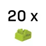 Bloqueador de porta RJ-45 Lindy (sem chave) – pack de 20, verde