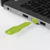 Bloqueador de porta RJ-45 Lindy (sem chave) – pack de 20, verde