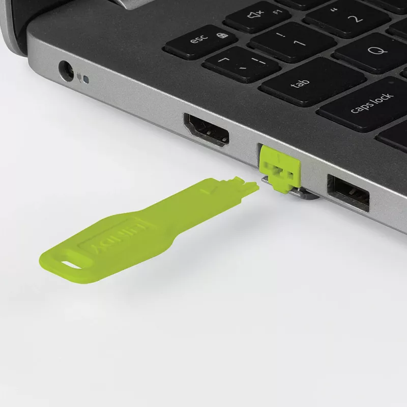 Bloqueador de porta RJ-45 Lindy (sem chave) – pack de 20, verde