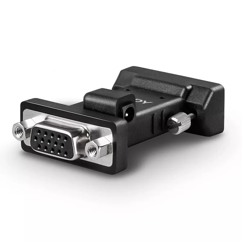 Emulador EDID VGA Lindy, preto, 3840 x 2160 píxeis, metal, DC, 5 V, 48 mm
