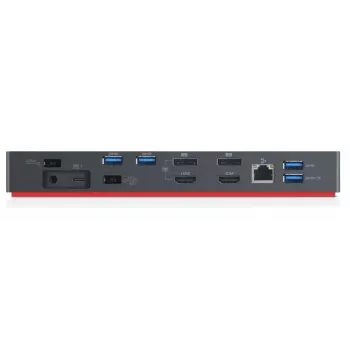 Lenovo 40AN0135DK Docking station/replicador de portas para portátil com fios Thunderbolt 3 Preto