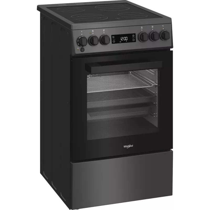 Whirlpool W5V8LCSA Fogão independente Placa vitrocerâmica elétrica Antracite