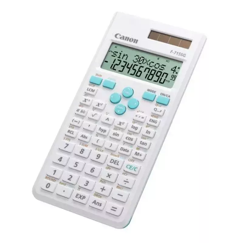 Canon F-715SG Calculadora de secretária Científica Azul, Branco