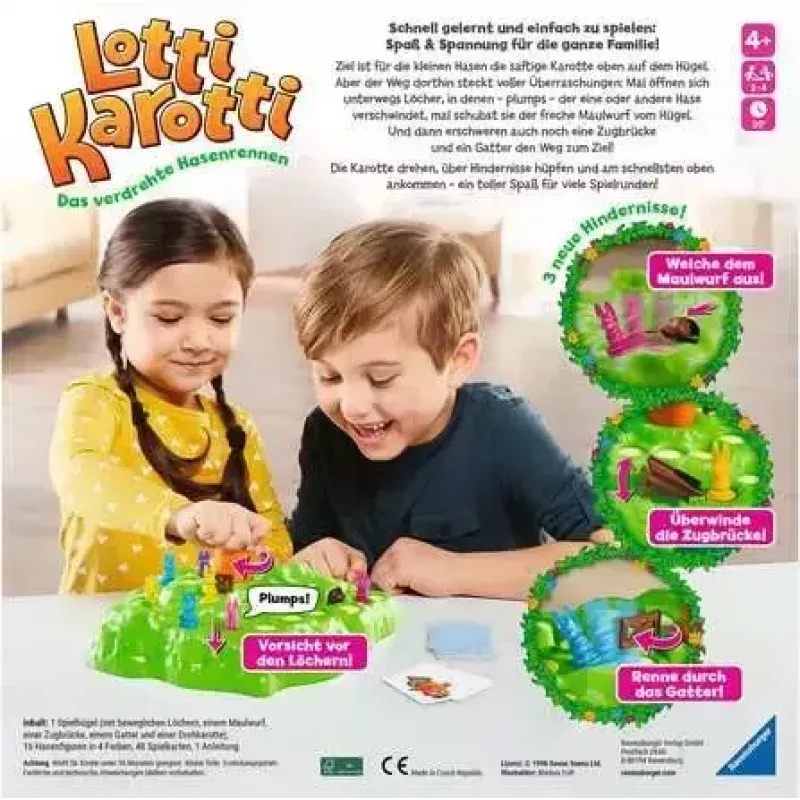 Jogo de tabuleiro Ravensburger 22343 Jogo de família a partir de 4 anos