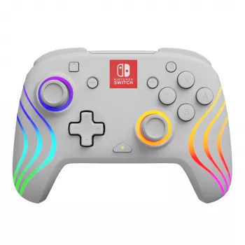 Comando PDP Afterglow Wave White USB Analógico / Digital Nintendo Switch, Nintendo Switch Lite, Nintendo Switch OLED