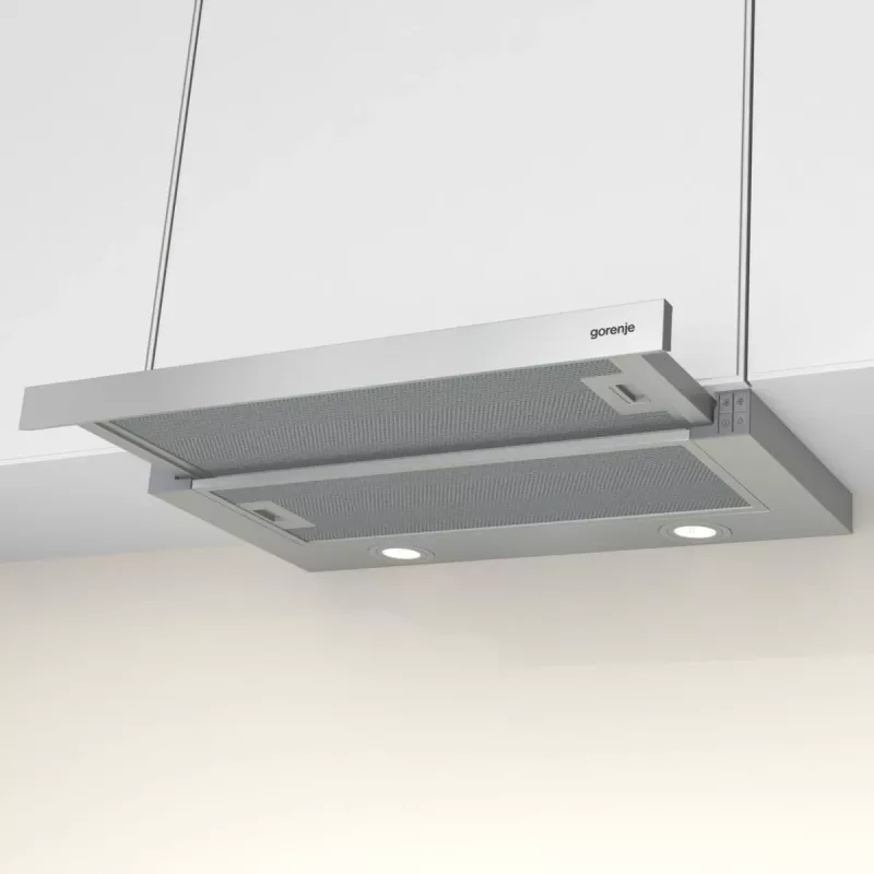 Gorenje TH62E4X Semi-encastrado (extrátil) Aço inoxidável 450 m³/h
