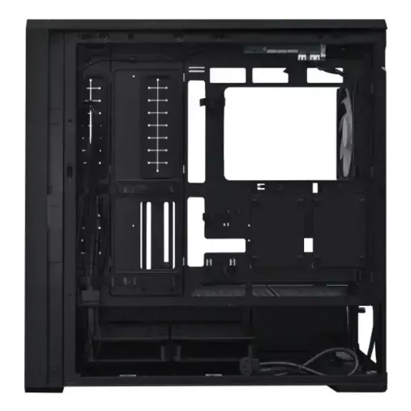 Caixa de PC Lian Li Lancool 217 INF Midi Tower — preto, suporte EATX/ATX/Micro‑ATX/Mini‑ITX, 2x120mm frente, 1x140mm traseira, 1×3,5