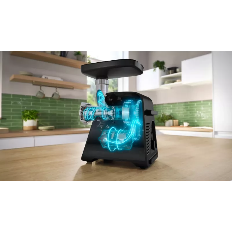 Bosch Serie 6 picadora de carne 2100 W preto, prateado