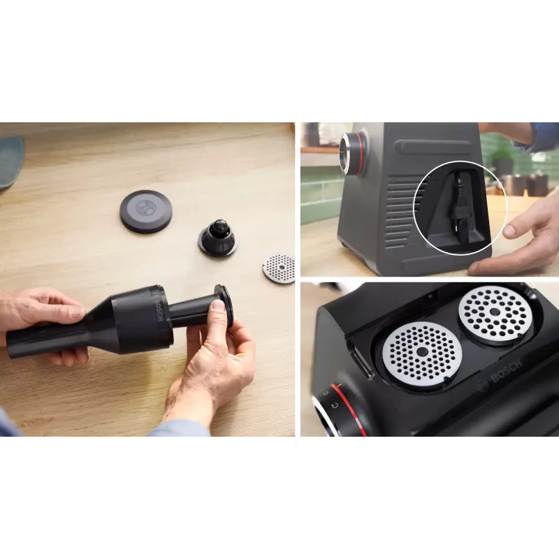Bosch Serie 6 picadora de carne 2100 W preto, prateado