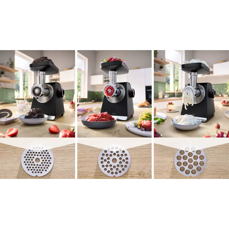 Bosch Serie 6 picadora de carne 2100 W preto, prateado