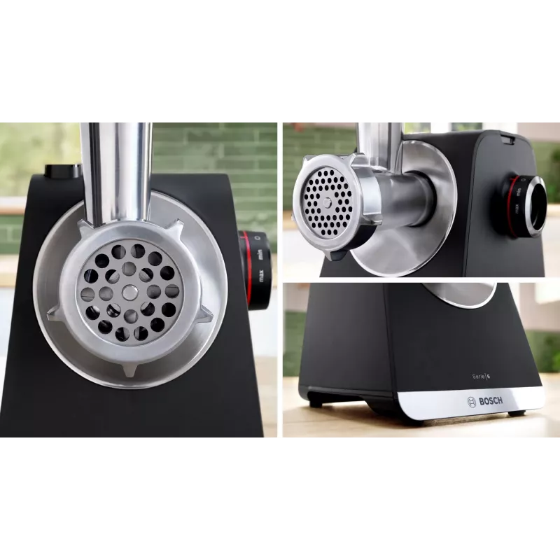 Bosch Serie 6 picadora de carne 2100 W preto, prateado