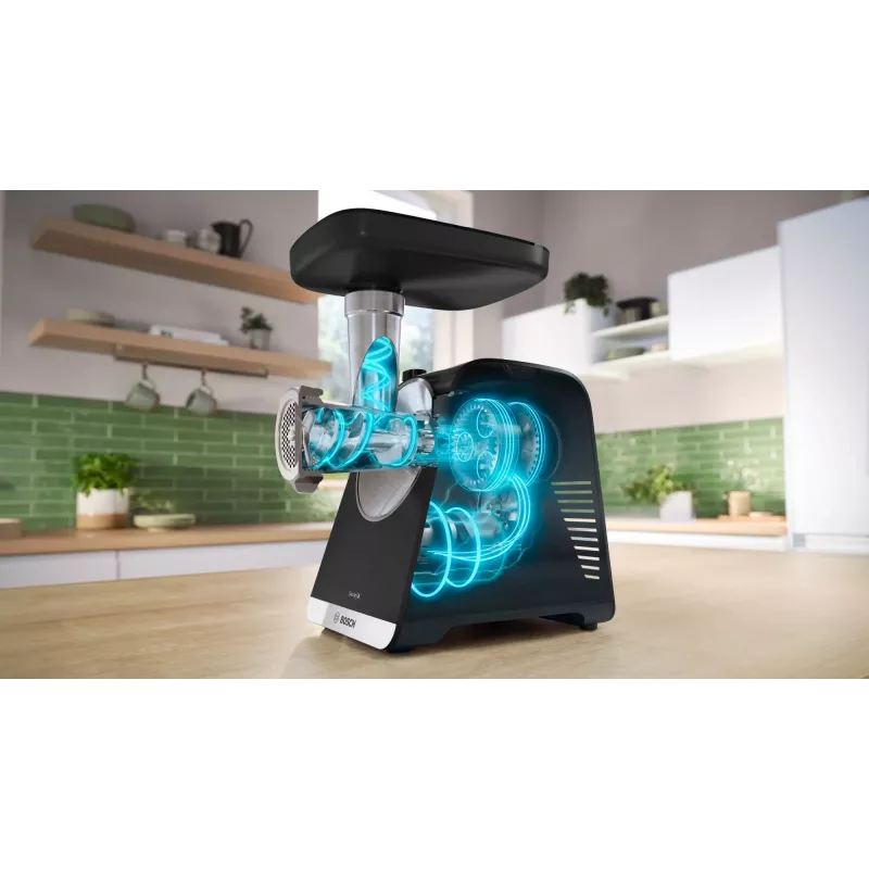 Bosch Serie 6 picadora de carne 2100 W preto, prateado