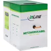 InLine Cabo de instalação sólido 250MHz S/STP Cat.6 CU AWG23 isento de halogéneos 100m