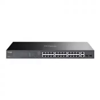 Switch TP-LINK OMADA ES228GP 26x GbE 24x PoE+ – gerido, Rackmount, Modelo ES228GP