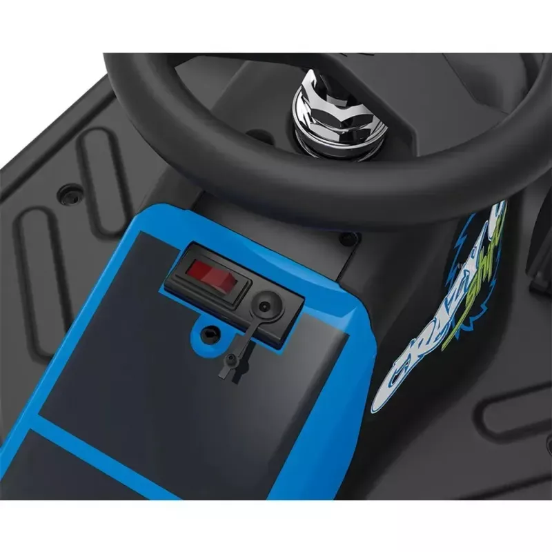 Kart de drift elétrico Razor Crazy Cart Shift, azul, 12 V, lítio