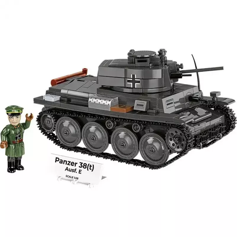 Conjunto de construção Cobi Blocks Panzer 38 VZ.38 690 elementos – kit de modelo à escala