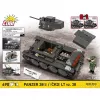 Conjunto de construção Cobi Blocks Panzer 38 VZ.38 690 elementos – kit de modelo à escala
