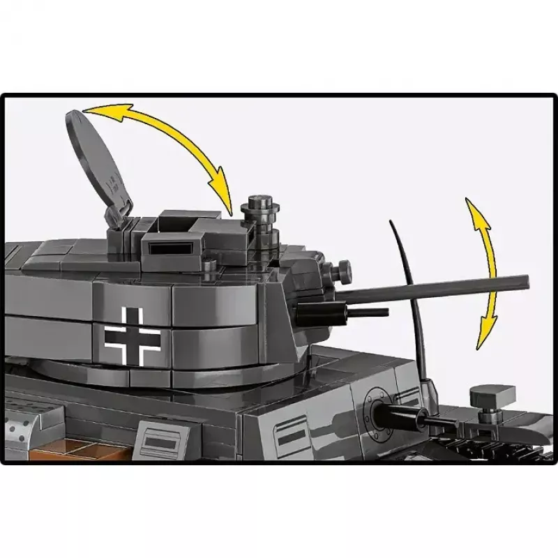 Conjunto de construção Cobi Blocks Panzer 38 VZ.38 690 elementos – kit de modelo à escala