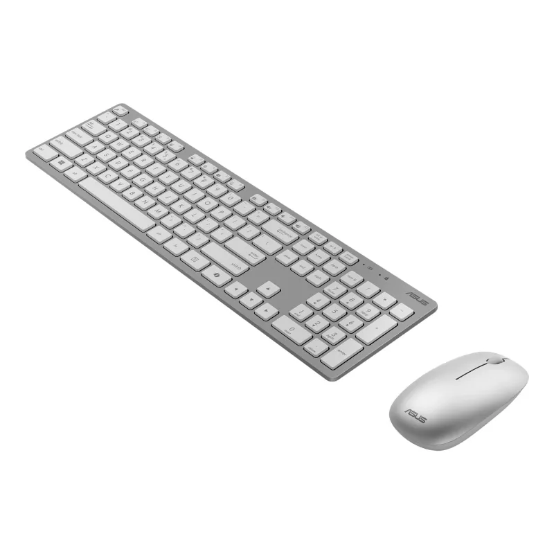 Conjunto de teclado e rato ASUS W5000 Wireless teclado e rato incluídos universal RF sem fios branco
